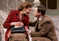 Jessica Hecht and Jim Parsons in Harvey
( Joan Marcus)