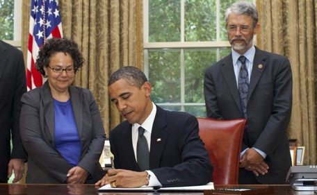 President Obama signs an Executive Order establishing our Nations first National Policy for the Stewardship of the Ocean, Our Coasts, and the Great Lakes